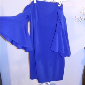 BOLD AND ELEGANT: Off-shoulder Cocktail Dress